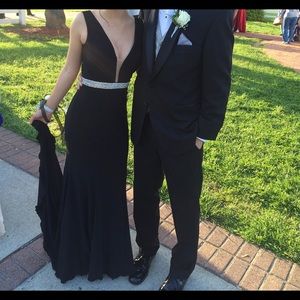 Black Jasz Couture prom dress!
